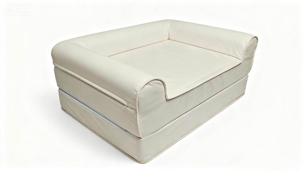Convertible Memory Foam Dog Bed