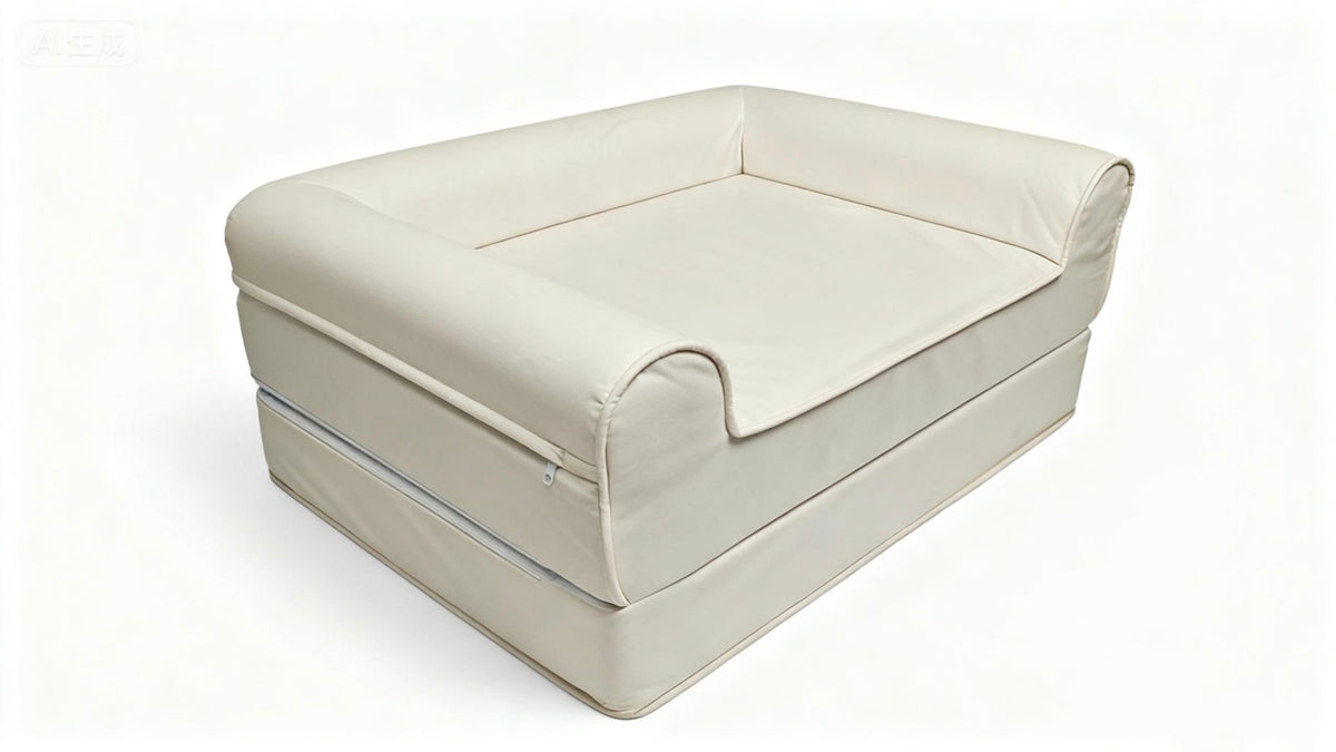 Convertible Memory Foam Dog Bed