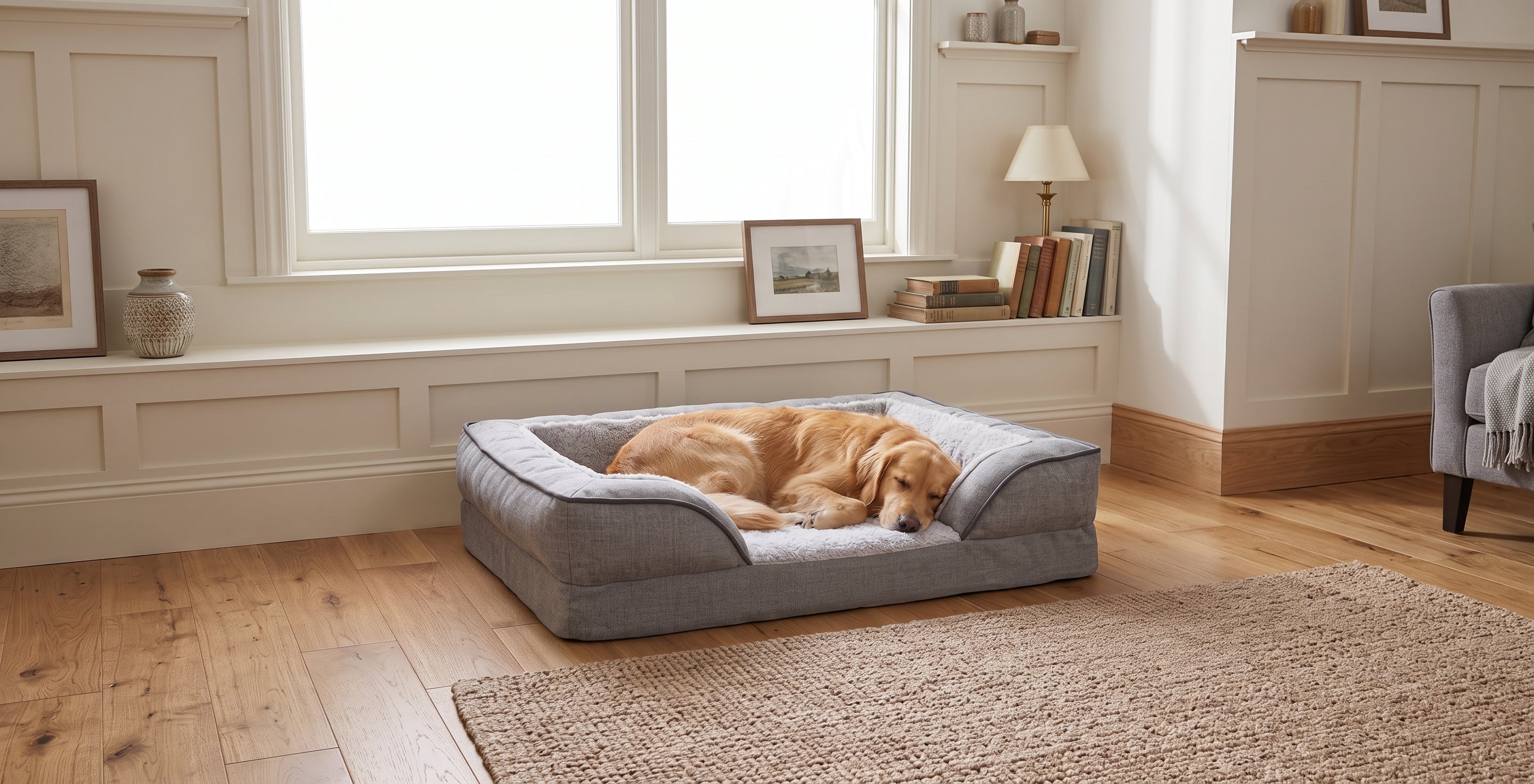 Orthopedic Dog Beds Extra Small with Removable Washable Cover